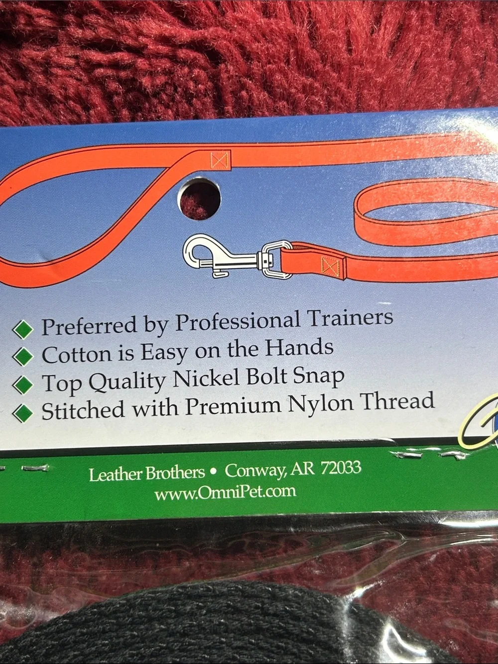NEW, Lot of 2 OmniPet Kool Kotton Training Lead; 30 Ft